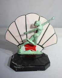 Art Dedo Wave Lady Lamp