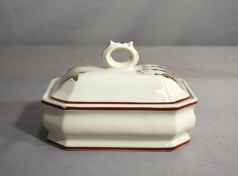 Military, British Infantry 10th Dragoons Trinket Box With Commemorating The 1700's Military