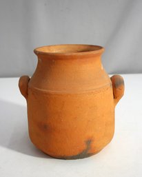 'Vintage 7'' Terracotta Clay Pot With Double Handles - Rustic Charm'