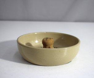 'Antique H. Simmons London Ceramic Ashtray - 2'' X 6''