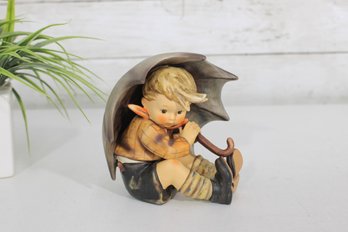 Vintage Hummel Umbrella Boy Figurine Goebel W Germany 5 TMK Mark