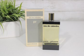 Vintage Eau De Calandre By Paco Rabanne 4 Oz / 120 Ml Splash  Pre-Barcode  NEW In Box