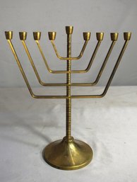 Vintage Judaica Jerusalem Hanukkah Menorah Israel Hebrew Jewish