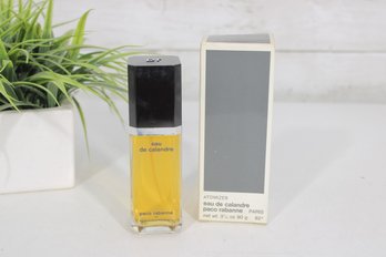 #1-Paco Rabanne Eau De Calandre 3 1/6 Oz (90 Ml) Atomizer  Full  Vintage Paris