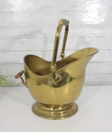 12.5' X 10' Vintage Brass Coal Scuttle Bucket