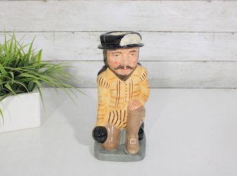 Royal Doulton Sir Francis Drake Character Jug  Large Hand-Painted Figural Toby, 9' Tall