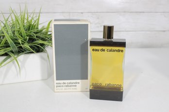 #5-Vintage Paco Rabanne Eau De Calandre 240 Ml / 8 Fl Oz Splash  Large Format  Paris  In Box