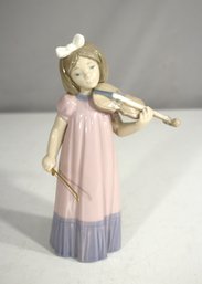 NAO By Lladro 7 Porcelain Figurine  Girl Playing Violin