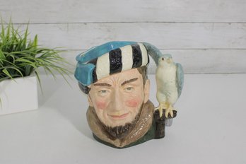 Royal Doulton The Falconer Large Character Jug  Model D6533 Hand-Painted Toby