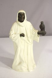 Minton 10' Porcelain Figurine  'The Sheik' Falconer In Traditional Robes
