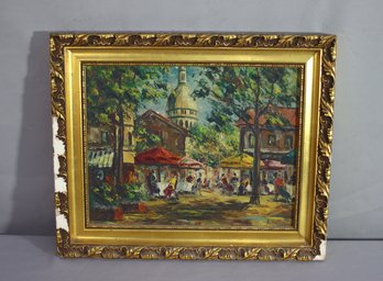 Oil On Artist Board  Signed Lower Right