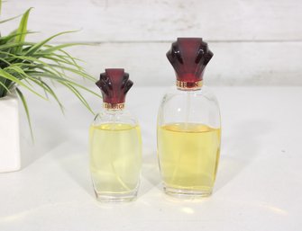 Lot Of 2 Vintage 1989 Design By Paul Sebastian Perfume  Partial Bottles