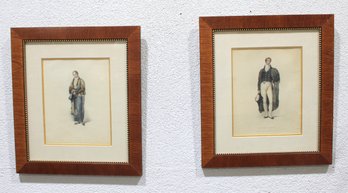 19th-Century The Nobleman Color Lithograph  History Of Oxford  Small Folio, Framed, 20.5'x  18'