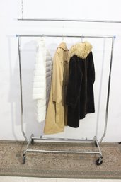 Rack A-Clothing Rack Lot  Designer & Branded Winter Coats  Ivanka Trump, Express & More