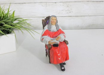 Royal Doulton The Judge Figurine HN 2443  Seated Judge In Robes  6.5' England