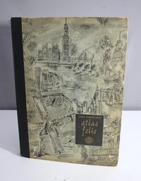 'National Geographic Society Atlas Folio - Vintage Edition'-19.5'h X 14'w