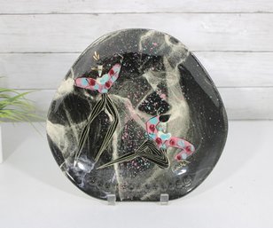 Marc Bellaire Mardi Gras Line  Ashtray Mid Century C1950s-11.5' X 12'