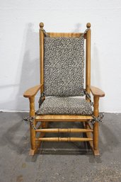 Antique Rattan Rocking Chair