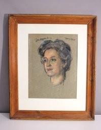 'Signed And Dated Portrait Of A Woman (May 1950)'