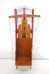 'Vintage 47' X 22' Flexible Flyer No. 47H Airline Pursuit Sled With Child Seat'