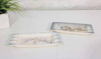 3.5' X 9' VINTAGE SIGNED SASCHA BRASTOFF MCM ASHTRAYs