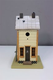 Williraye Studio Hand Crafted And Hand Painted Ivory Birdhouse WW7695