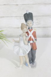 Lladro Little Tin Soldier Porcelain Figurine 9.5 Ballerina & Soldier