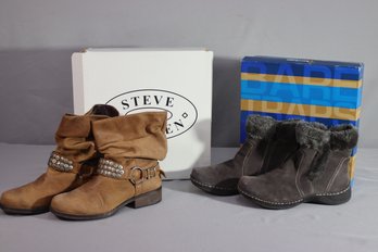 Pair Of Boots-  Sz 10  Baretraps Emily, Steve Madden