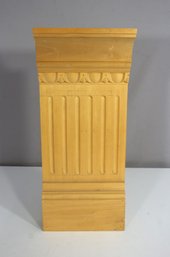Architectural Wood Column Capital Sample  Fluted Design  19' X 8' X 4'