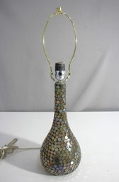 Iridescent Mosaic Glass Table Lamp