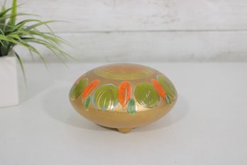 3.5' X 5.5' Sascha Brastoff 'More Gold' Clam Shell Ashtray