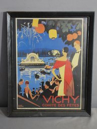 Vintage Poster Art Vichy Comite Des Fetes