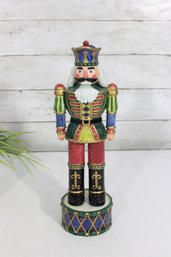 12'Fitz & Floyd Winter Whimsy Prince Nutcracker Figurine Hand-Painted Ceramic Holiday Decor