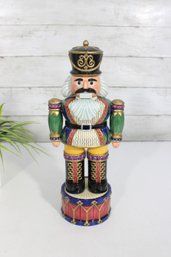 Fitz & Floyd Winter Whimsy Prince Nutcracker Figurine 12'' Hand-Painted Ceramic