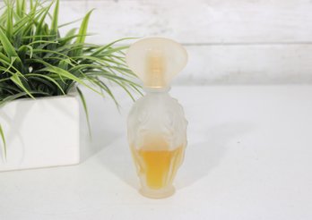 Rare Vintage Vicky Tiel Parfum Spray By Parlux  Frosted Nude Bottle