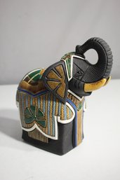 Artesania Rinconada Elephant Figurine - Handcrafted Ceramic Sculpture