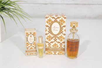 Vintage Rochas Madame Parfum Pursatomizer Set  Mini & Recharge Bottle W/ Box