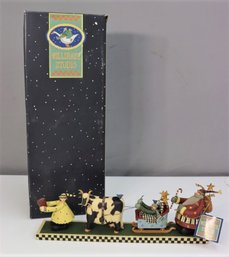 NEW - Williraye Studio Christmas Parade Hand-Painted Figurine, Coyne's & Co W/ Original Box WW2479