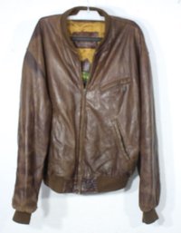 Targa Brown Leather Jacket- Size L