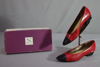 A&S Holly Vintage Red Shoes Sz-10B