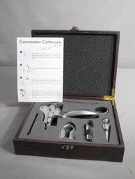 Rosewood Finish 5-Piece Wine Tool Gift Set
