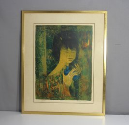 Framed Limited Edition Lithograph  Signed & Numbered  30' X 24.5'