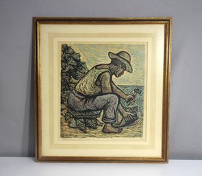 Framed Limited Edition Print  Hand-Signed & Numbered  21' X 19.5'