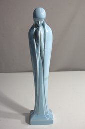 13.5' Vintage Blue Praying Madonna Figurine