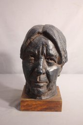 Austin Prod Inc. - Vintage 1971 Sculpture Of A Wise Elder