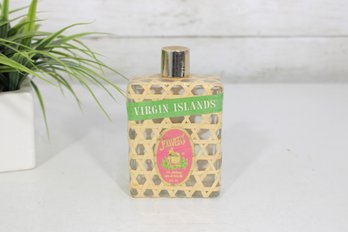 St. Johns Virgin Islands West Indian Lime & Floral Cologne Spray  Wicker Covered Bottle-bottle Only