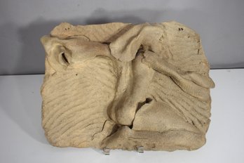 Mary Frank  Untitled (Relief) Ceramic Wall Sculpture, 1976  Zabriskie Gallery Provenance (14 X 18)