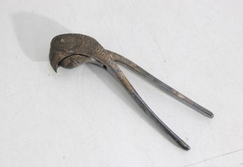 Vintage Parrot Head Nutcracker  Figural Metal Nutcracker  6'H  Decorative Barware