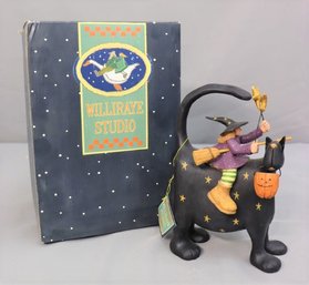 Williraye Halloween Magic Hand-Painted Figurine, Coyne's & Co W/ Original Box WW6014