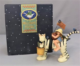 Williraye Beach Buddies Hand-Painted Figurine, Coyne's & Co W/ Original Box WW1337